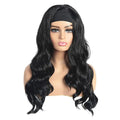 Scarf Headband Wig with Long Curly Hair