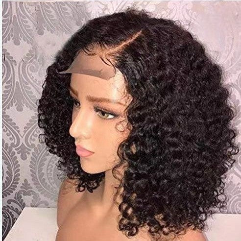 Brazilian Curly Synthetic Wig with Headgear