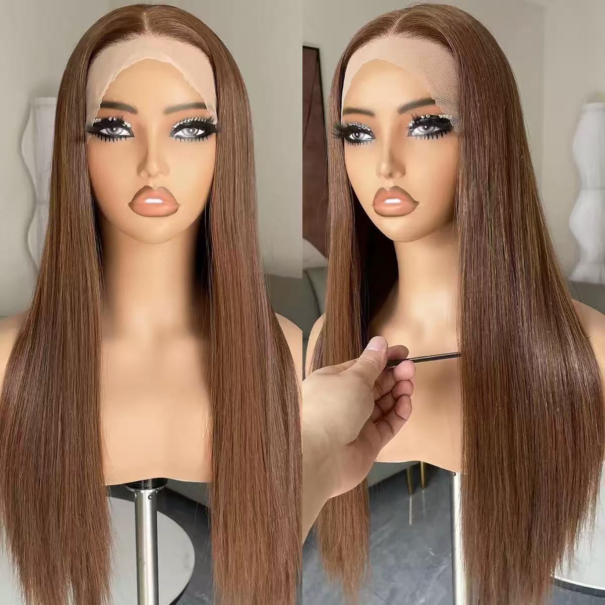 Long Straight Synthetic Hair Wig