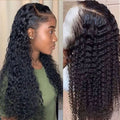 Lace Front Synthetic Wig Long Curly Hair