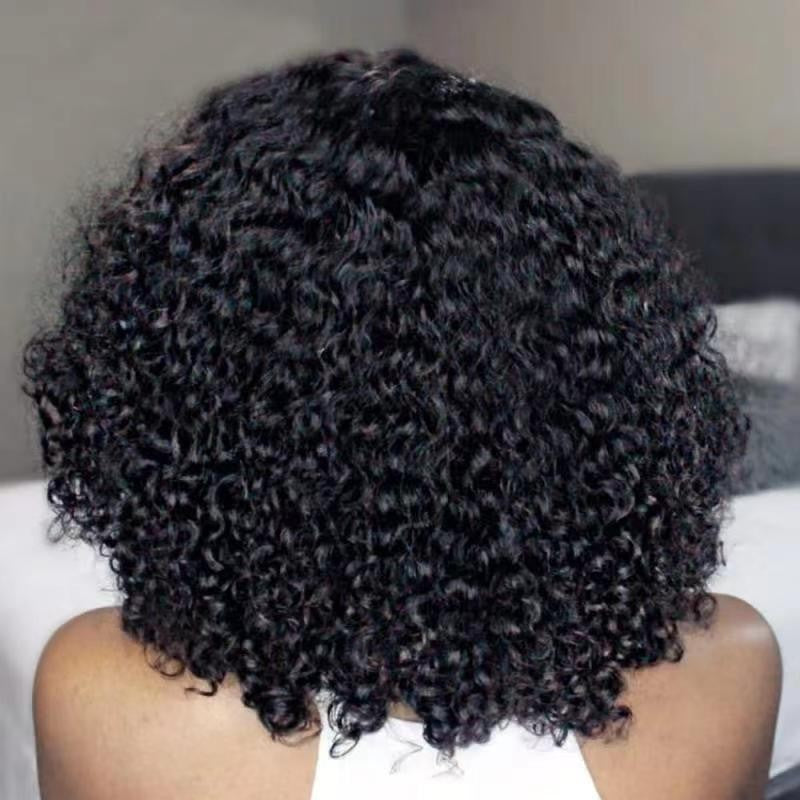 Brazilian Curly Synthetic Wig with Headgear